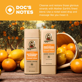 Dr. Squatch conditioner creamy texture highlighting moisturize benefits