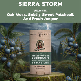 Activated charcoal ingredient for Dr. Squatch absorbing impurities and odor control