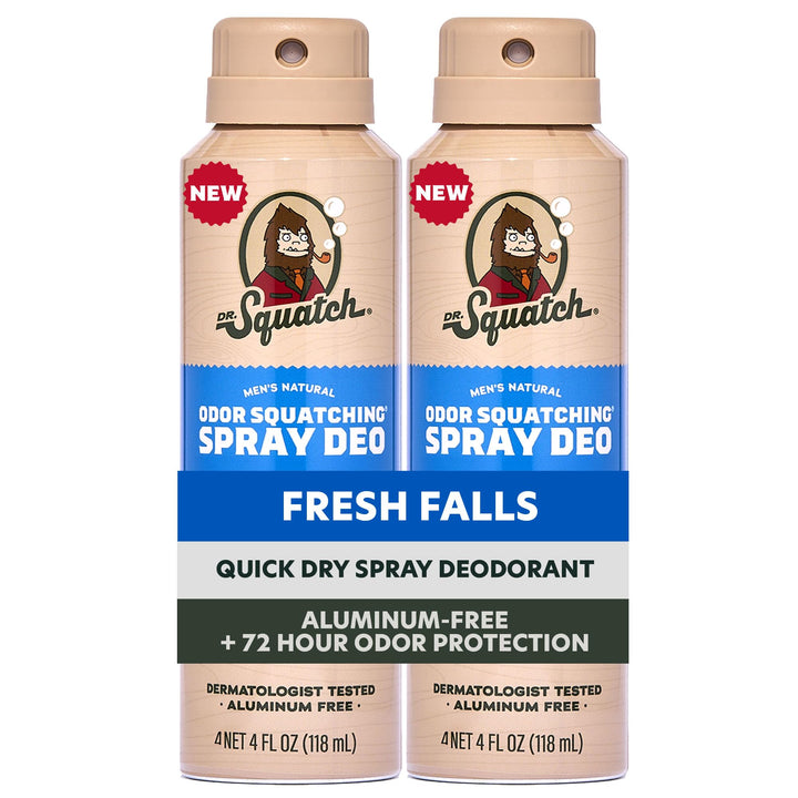 Dr. Squatch Fresh Falls front packaging showing clean scent and benefits