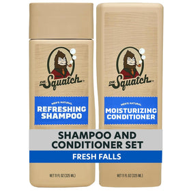 Dr. Squatch Fresh Falls front packaging shows clean design and natural scent