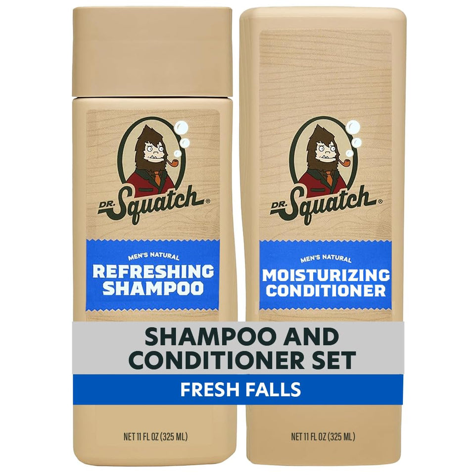 Dr. Squatch Fresh Falls front packaging shows clean design and natural scent