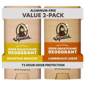 Dr. Squatch Fresh Falls stick front view showing clean packaging and benefits