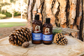 Dr. Squatch shampoo lather close-up illustrating rich foam and effective cleanse