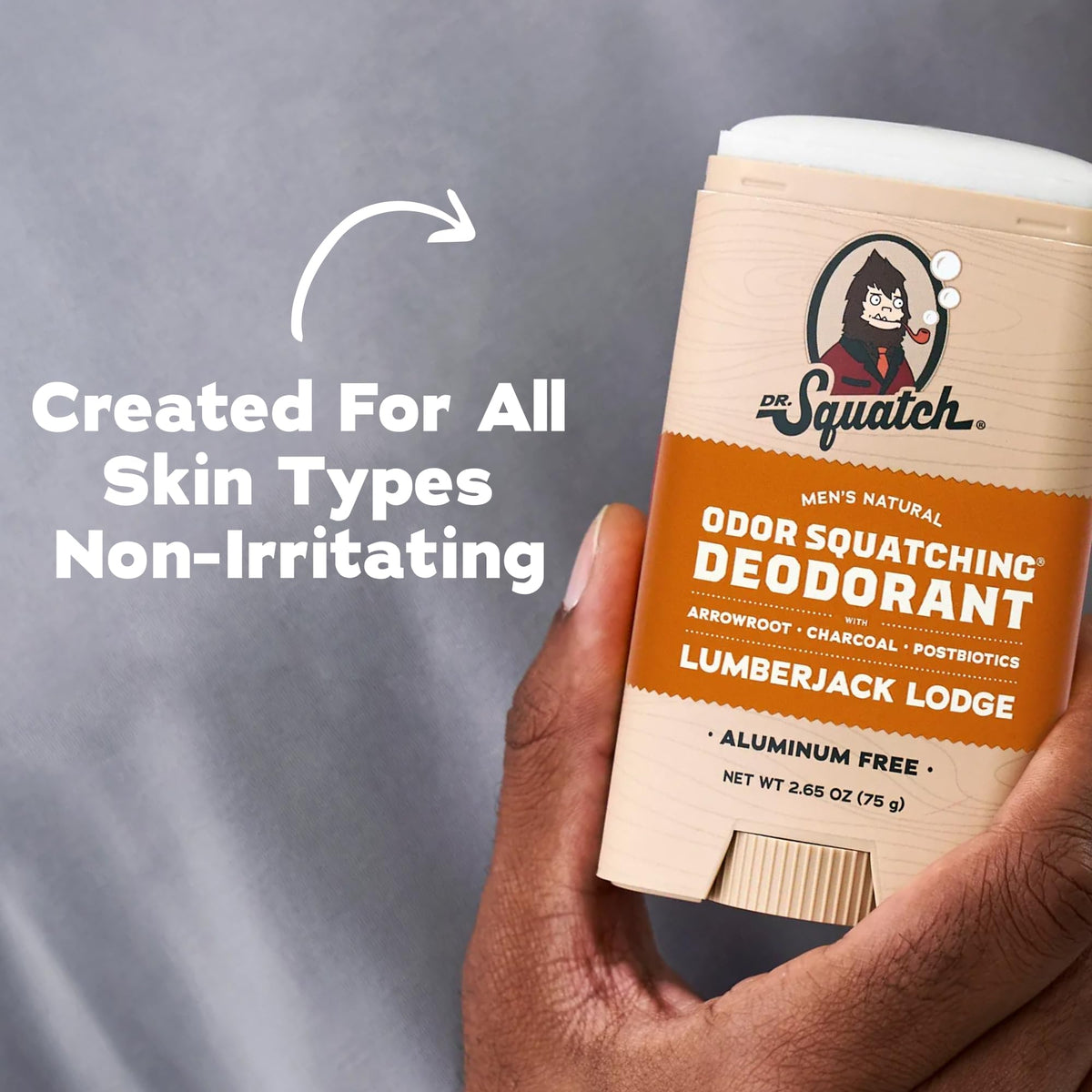 Dr. Squatch Fresh Falls lifestyle outdoors scene conveying crisp, natural scent
