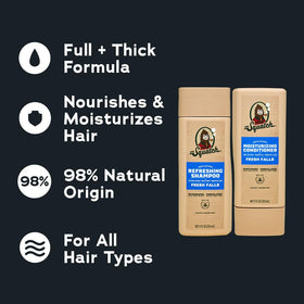 Dr. Squatch shampoo lather in hand demonstrating foaming and volumizing effect