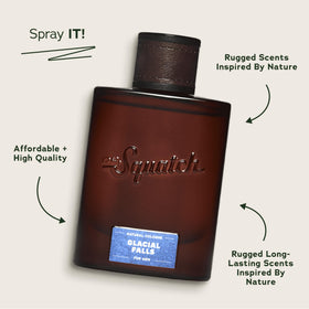 Dr. Squatch Glacial Falls cedarwood and bergamot ingredient close-up showing natural sourcing