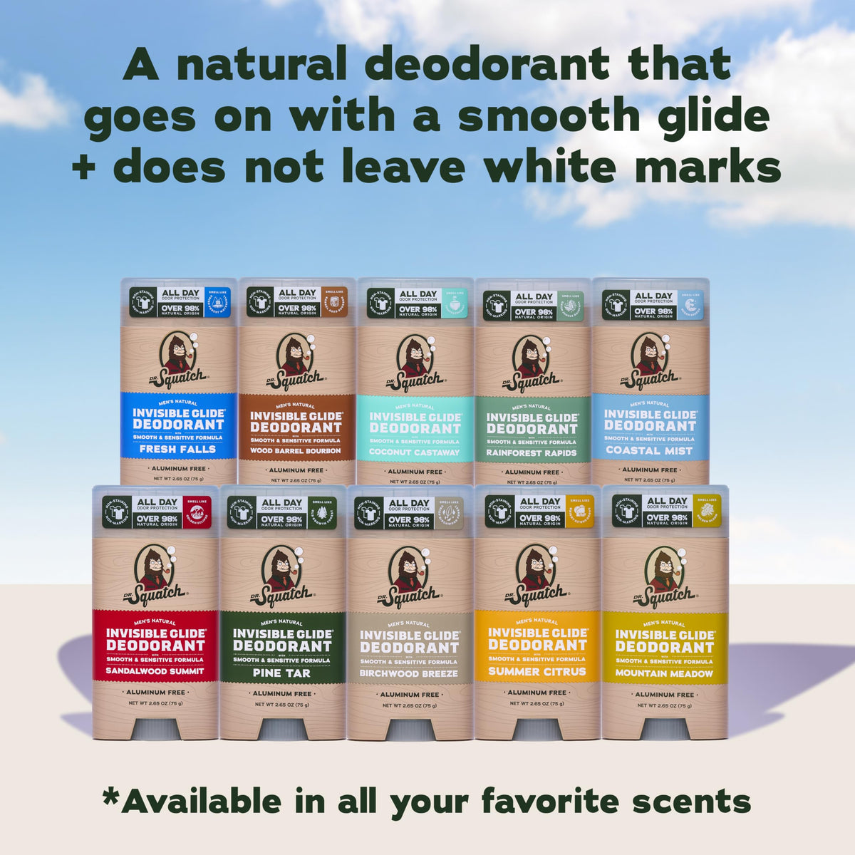 Dr. Squatch stick inside gym bag showing convenient on-the-go freshness benefit