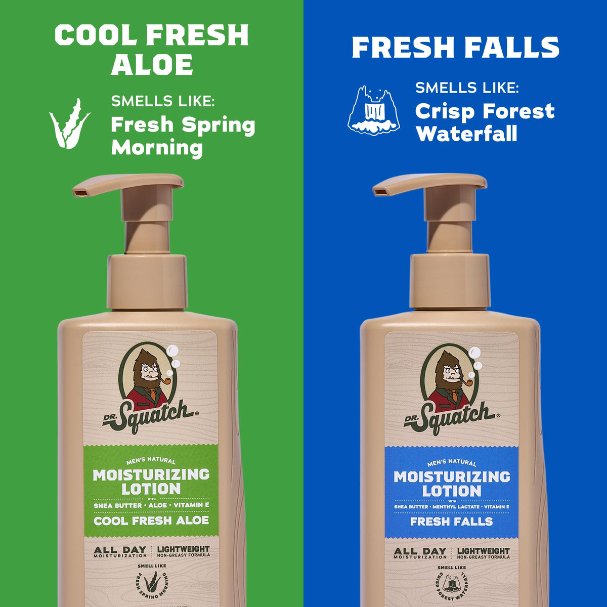 Dr. Squatch label detail highlighting natural-ingredient claims for buyer confidence