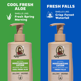 Dr. Squatch label detail highlighting natural-ingredient claims for buyer confidence