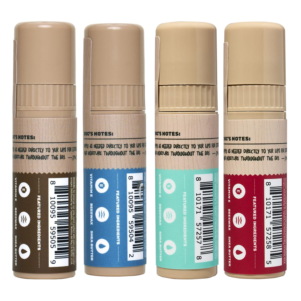 Dr. Squatch lifestyle outdoors use showing durable lip care on a hike