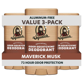 Dr. Squatch front packaging showing Maverick Musk and natural benefits