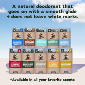 Dr. Squatch demonstration on shirt showing no-stain protection and clean look