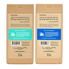 Dr. Squatch pump closeup highlighting easy-dispense bottle and convenience