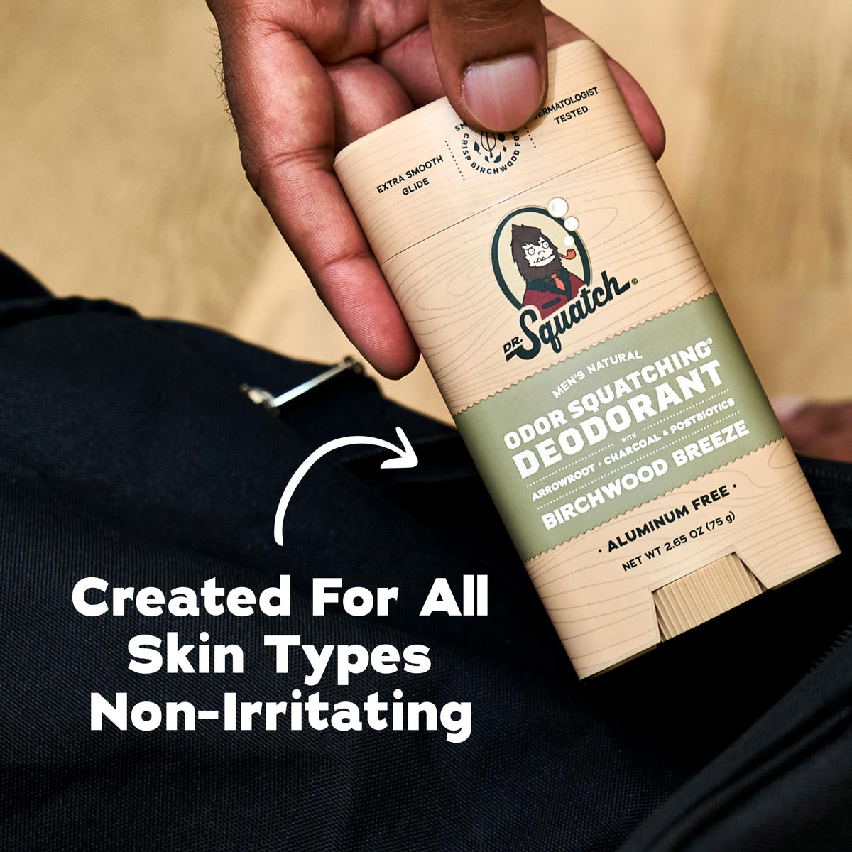 Dr. Squatch three-pack flatlay conveying convenience and value