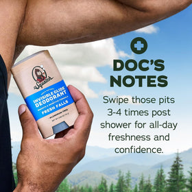 Dr. Squatch two sticks inside a gym bag illustrating travel convenience and on-the-go freshness