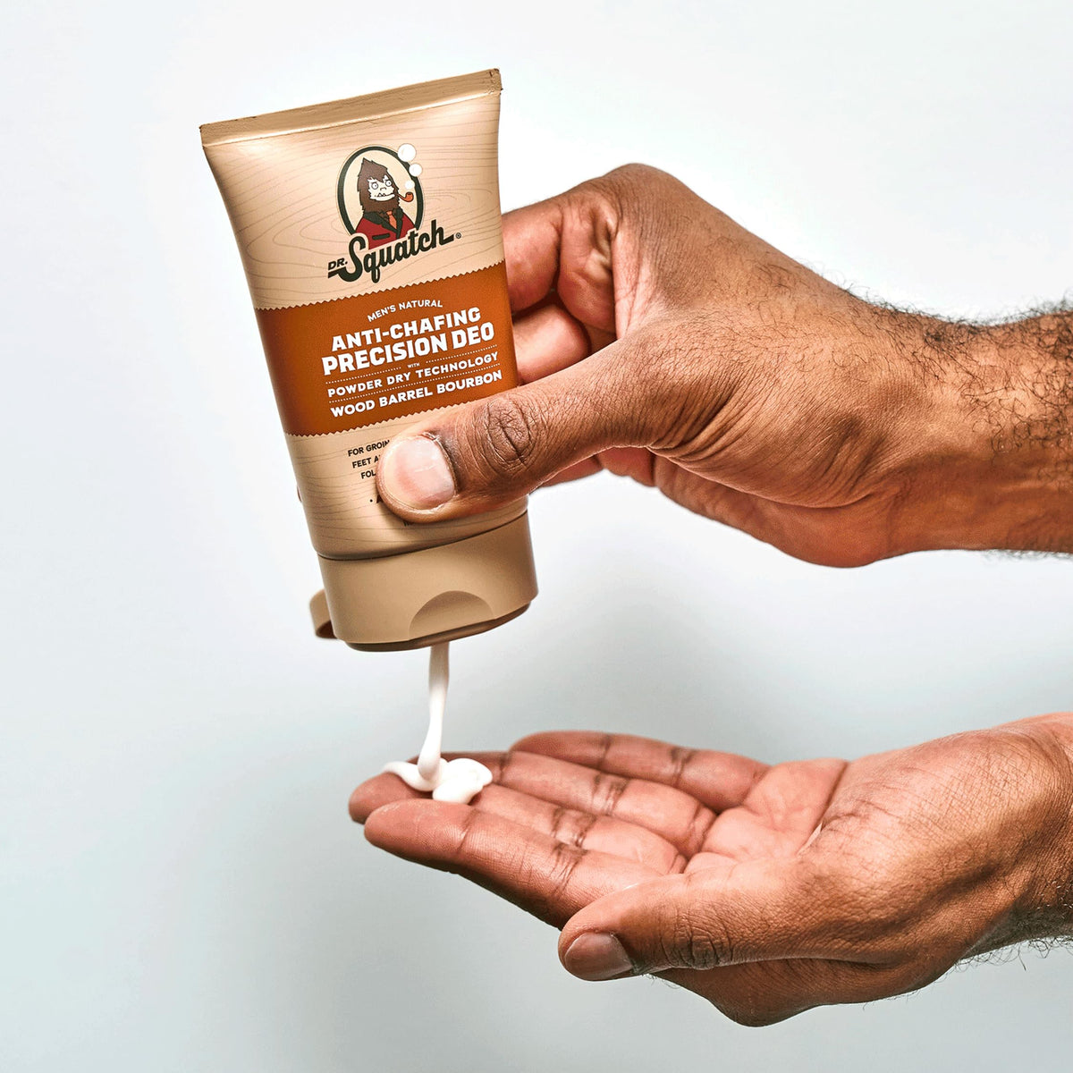 Two-pack Dr. Squatch sticks side-by-side showing travel-ready size and value benefit