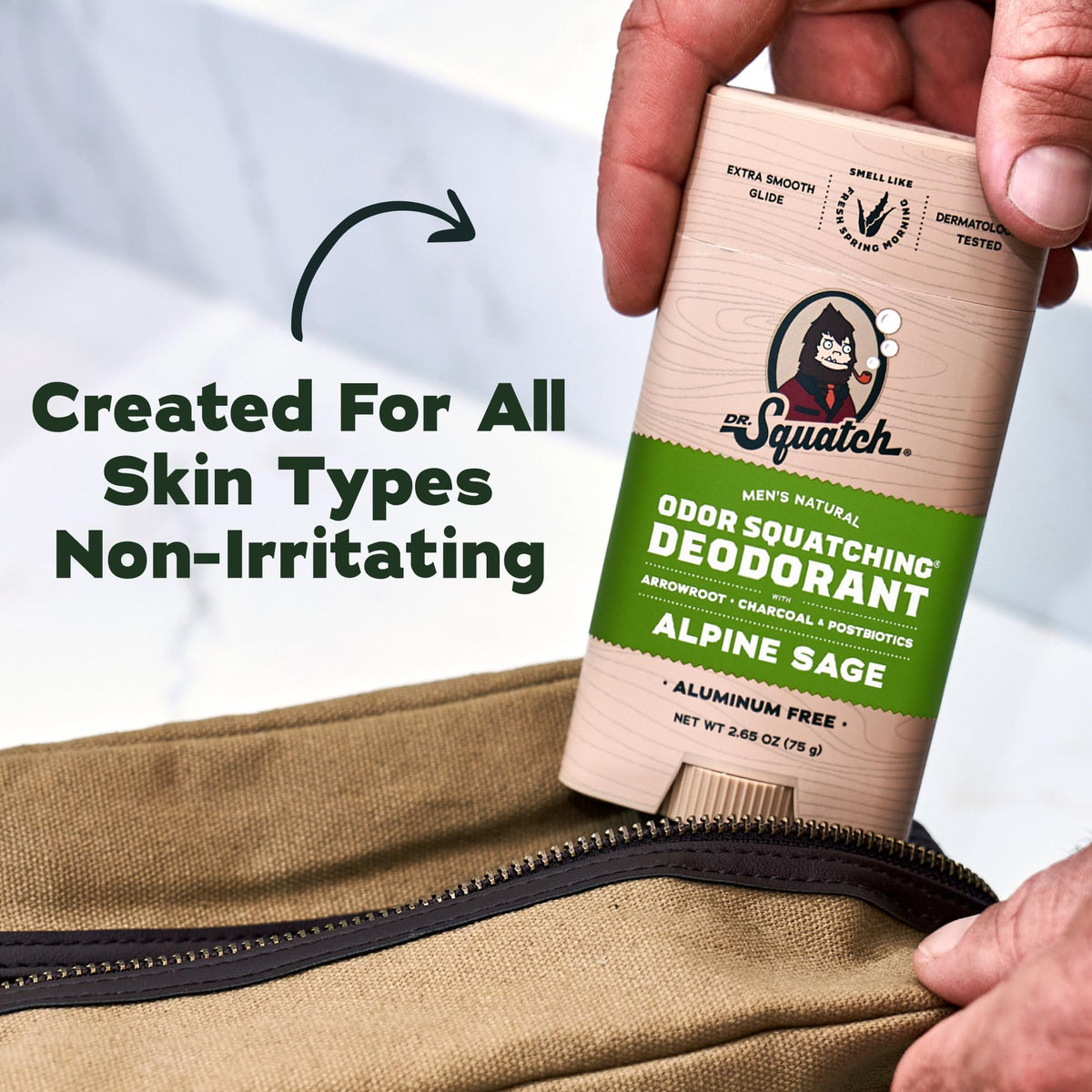 dr. squatch two-stick 2-pack lined up for value and daily rotation