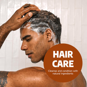 Dr. Squatch shampoo and conditioner in shower demonstrating easy in-shower use and refreshing scent