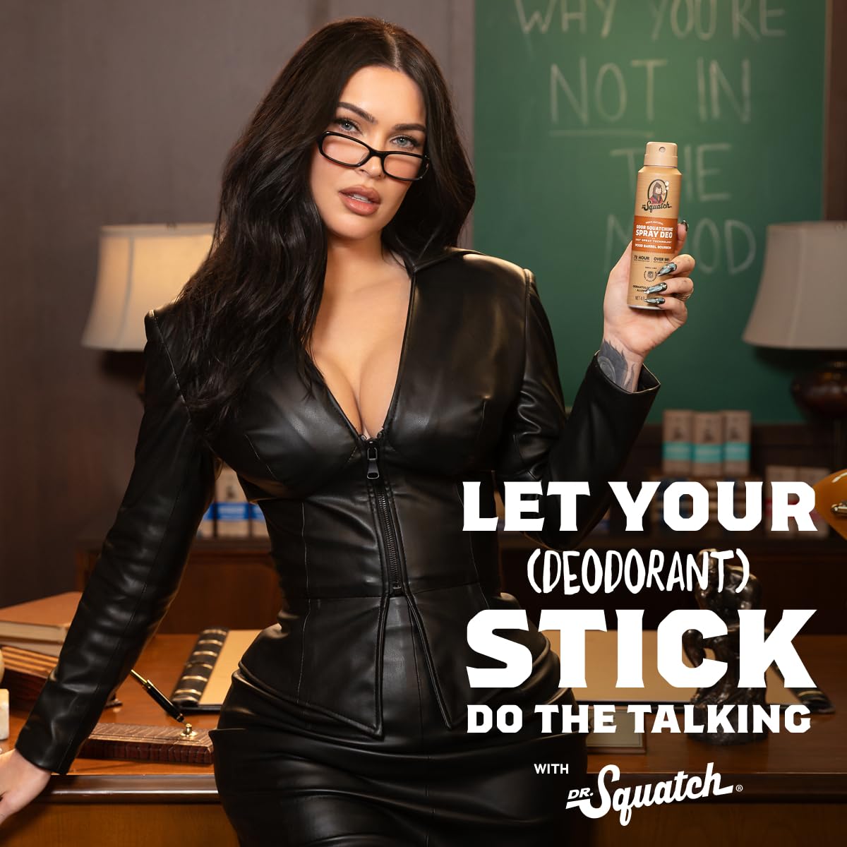 Dr. Squatch spray cloud texture captured mid-air to show quick-dry lightweight mist benefit