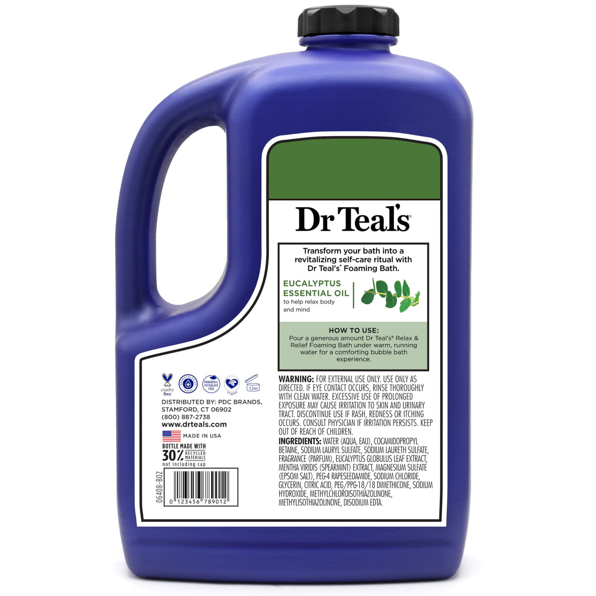 Detail of Dr Teal's cap and dispenser for easy pouring and controlled use