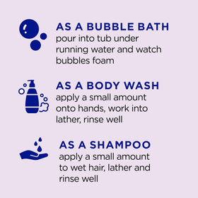 Dr Teal's child enjoying bath time illustrating calmer pre-bed routine
