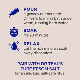 Dr Teal's coconut oil texture close-up highlighting moisturizing properties