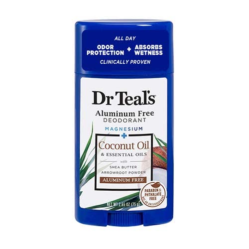 Dr Teal's eucalyptus stick surface close-up showing smooth texture and quick absorption