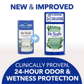 Dr Teal's two deodorant sticks in a casual lifestyle scene for daily use