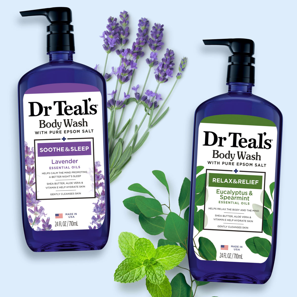 Dr Teal's exfoliant mixture with soaking solution to boost scrub effectiveness