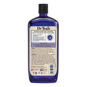 Dr Teal's four packed bottles stacked demonstrating multipack convenience