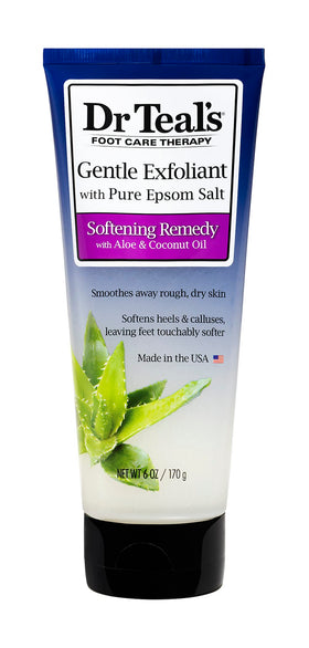 Dr Teal's front label showing product name and benefits