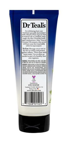 Dr Teal's close-up texture of scrub granules for gentle exfoliation