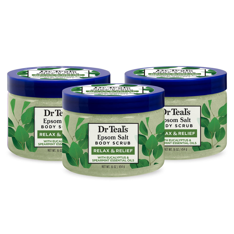 Dr Teal's front jar packaging showing brand and calming scent benefit