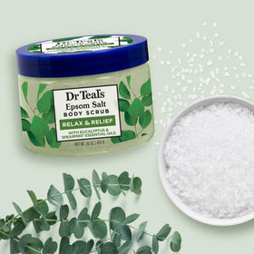 Dr Teal's ingredients label close-up highlighting natural oils and transparency benefit