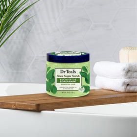 Dr Teal's label ingredients panel emphasizing clean formulation benefit