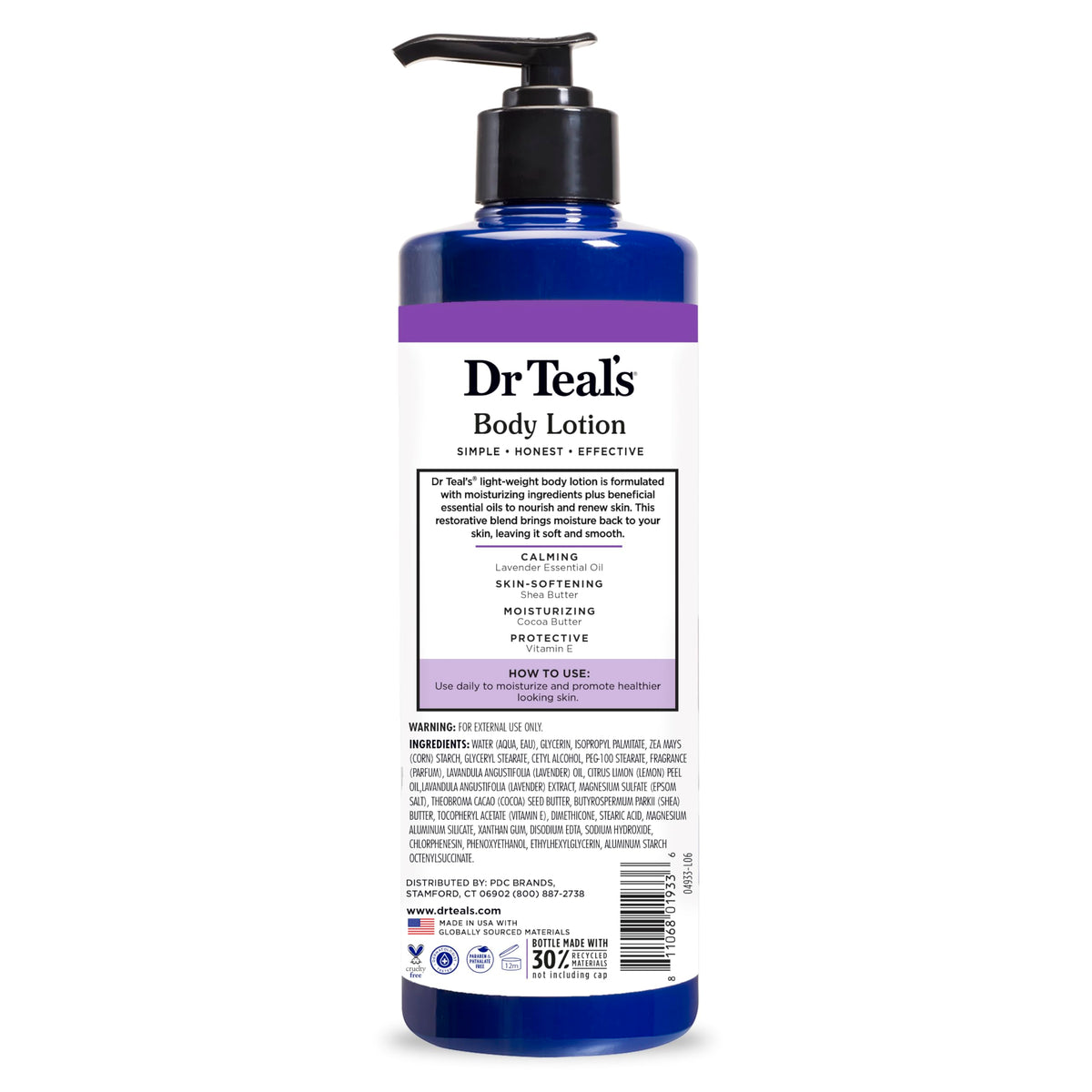 Dr Teal's pack of three bottles displaying value and convenience benefit