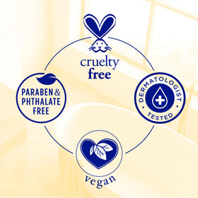 Dr Teal's ingredient label highlighting prebiotic and Vitamin E