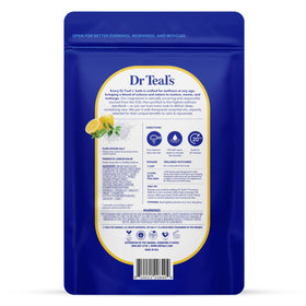 Dr Teal's salt texture close-up highlighting magnesium crystals