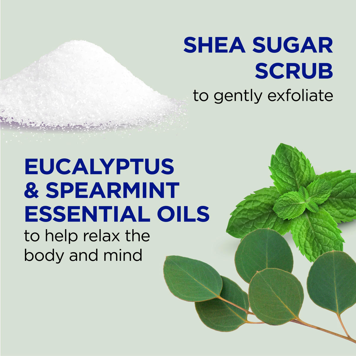 Dr Teal's open jar revealing sugar scrub texture and moisturizing benefit