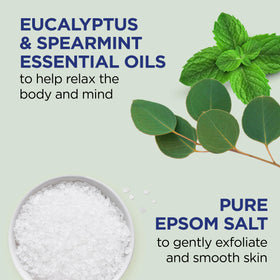 Dr Teal's open jar close-up revealing scrub texture and moisturizing benefit