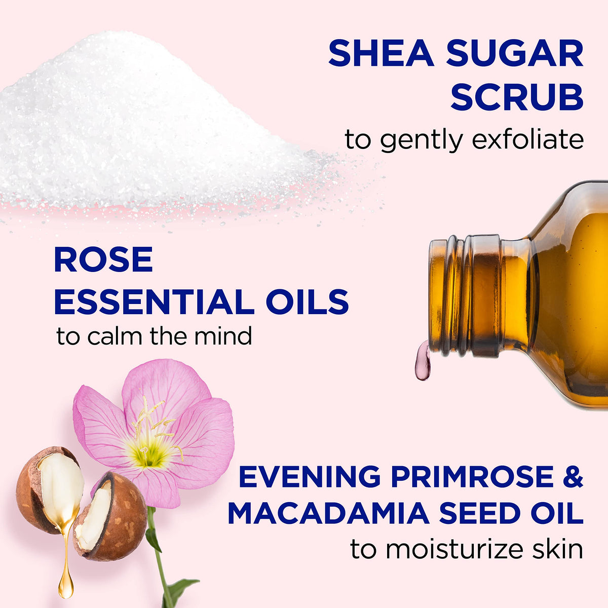 Dr Teal's open jar revealing creamy shea sugar texture and moisturizing oils