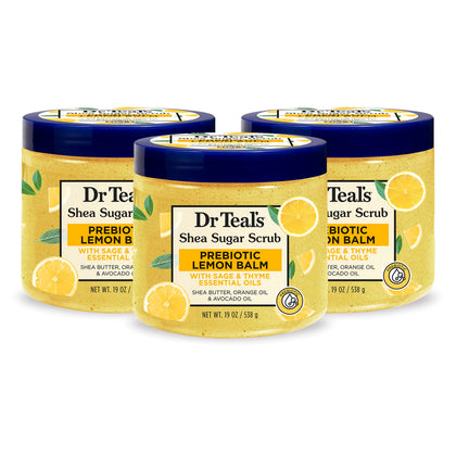Dr Teal's front jar view showing label and benefits