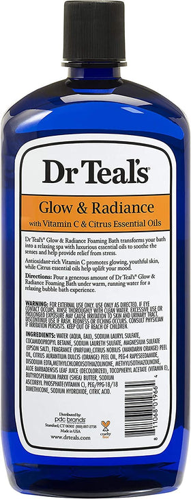 Dr Teal's two 34 fl oz bottles side-by-side to show total 68 fl oz quantity