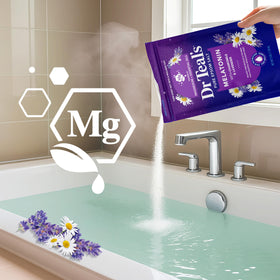 Dr Teal's product label and ingredients list highlighting transparency