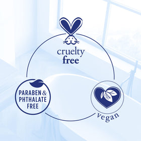 Dr Teal's three jars arranged in a bathroom lifestyle promoting choice