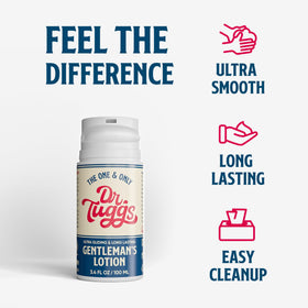 Dr. Tuggs label close-up highlighting ingredients and clean formulation benefits