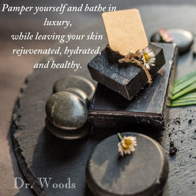 Dr. Woods back label with ingredients and directions for clear user guidance