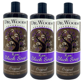 Dr. Woods front bottle showing label and volume, highlighting natural benefits