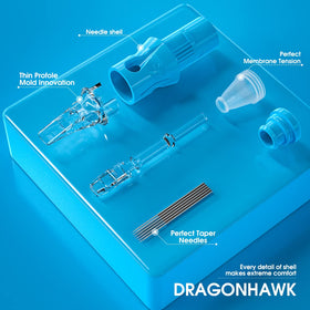 Dragonhawk anti-spitback membrane view demonstrating machine protection benefit