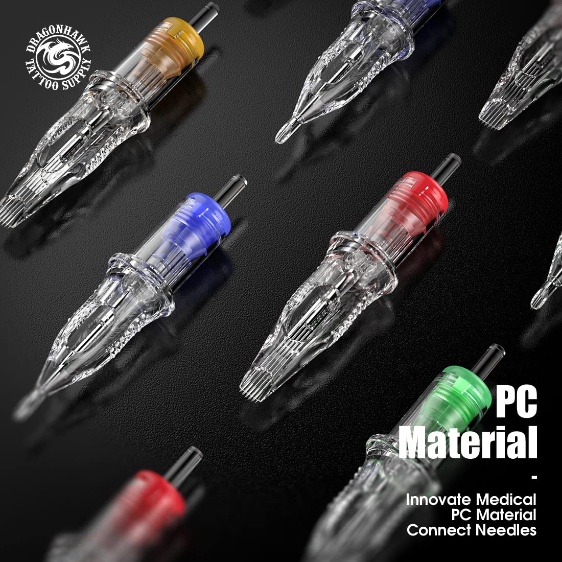 Dragonhawk cartridge installed in a rotary pen for fast compatibility and use